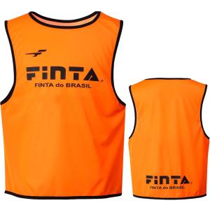 FINTA(フィンタ) サッカー・フットサル用 ビブス 1枚(オレンジ・サイズ：JF) 返品種別A