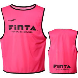 FINTA(フィンタ) サッカー・フットサル用 ビブス 1枚(ピンク・サイズ：JF) 返品種別A｜joshin