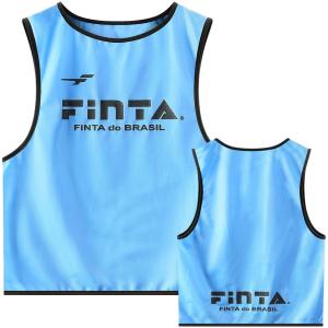 FINTA(フィンタ) サッカー・フットサル用 ビブス 1枚(サックス・サイズ：JF) 返品種別A