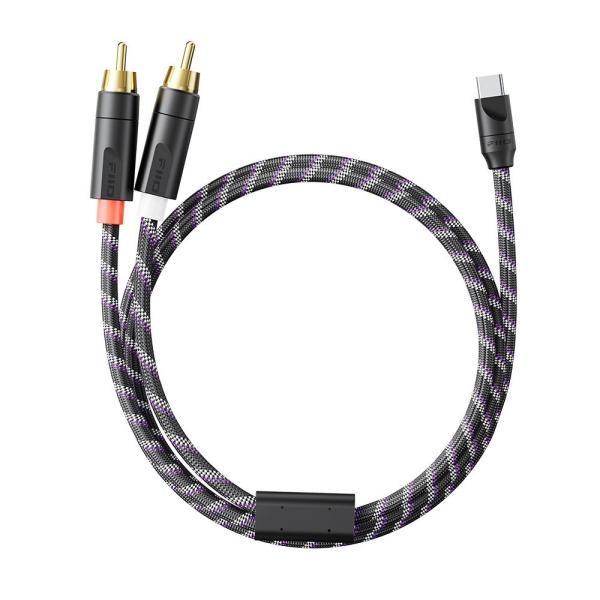 フィーオ アナログ接続用オーディオケーブル(1.2m)《FiiO Trust USB Type-C ...