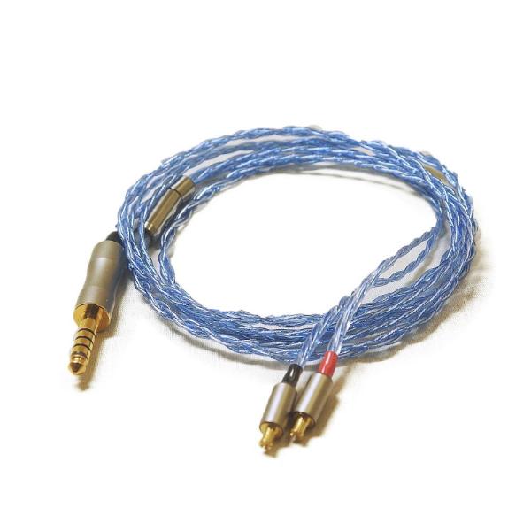 ビスパ イヤホン用リケーブル(1.2m)(A2DCコネクタ⇒4.4mm5極バランス) Bispa 《...