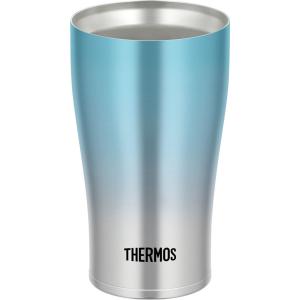 サーモス 真空断熱タンブラー 0.34L ブルーフェード THERMOS JDE-341C-BL-FD 返品種別A
