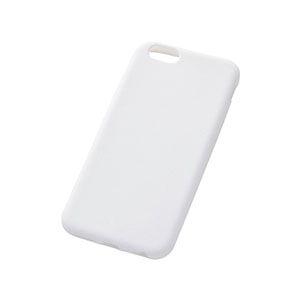 レイアウト iPhone 6用スリップガード・シリコンジャケット(ホワイト) RT-P7C2/ W 返品種別A｜joshin