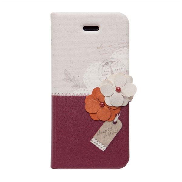 Happymori iPhone SE/ 5s/ 5用 手帳型ケース Memories of Par...