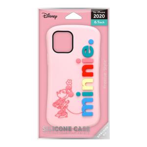 PGA iPhone 12/ 12 Pro用 シリコンケース Premium Style(ミニーマウス) PG-DSC20G03MNE 返品種別A｜joshin