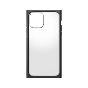 PGA iPhone 12 mini用 ガラスタフケース スクエア Premium Style(ブラック) PG-20FGT05BK 返品種別A｜joshin