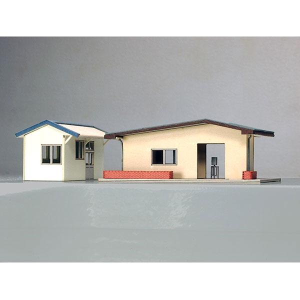 あまぎモデリングイデア (再生産)(N) ACM-006 駅舎シリーズ06 地方駅舎/ 無人駅＆ホー...