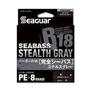 シーガー R-18完全シーバス 150m(0.6号/ 11lb)ステルスグレー  返品種別B