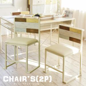 B.Bファニシング CHROME ダイニングチェアー2個セット CHDC-450-2P