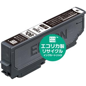 エコリカ ［エプソン ICC80L 互換］リサイクルインクカートリッジ(ブラック) ecorica ECI-E80L-B 返品種別A