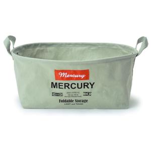 MERCURY(マーキュリー) キャンバスオーバルバケツ(グレー・サイズ：M) BF011363-1...