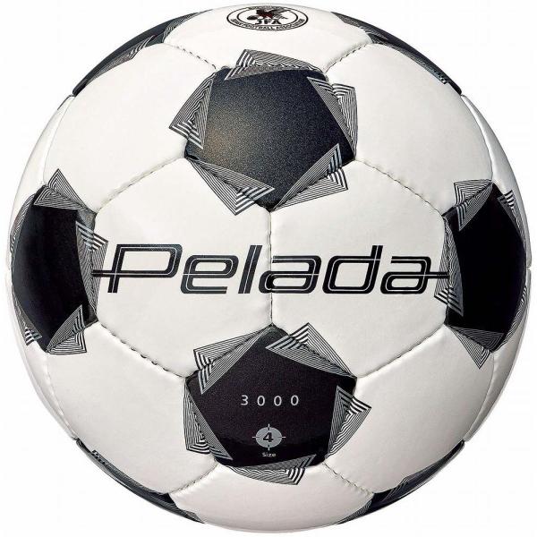 モルテン サッカーボール 4号球 ペレーダ3000(ホワイト×メタリックブラック)  返品種別A