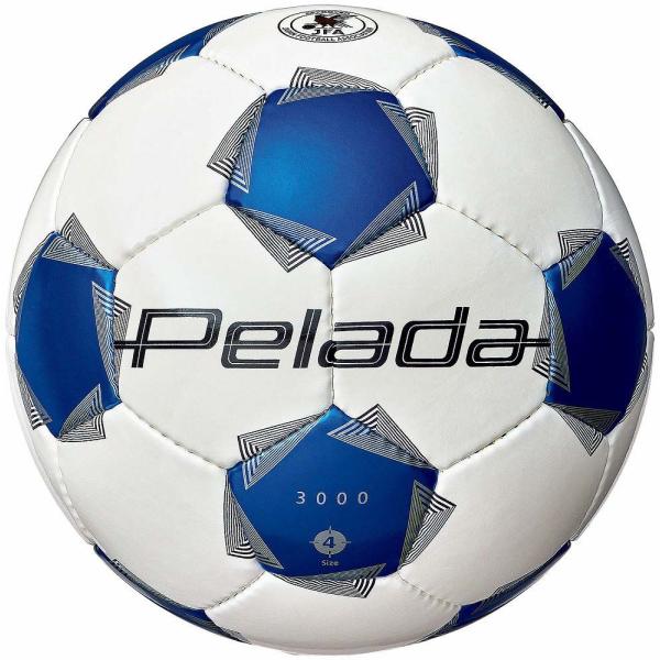 モルテン サッカーボール 4号球 ペレーダ3000(ホワイト×メタリックブルー) ／3日〜8日で出荷...