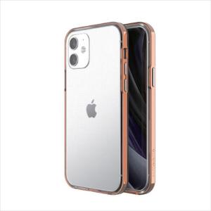 motomo iPhone 12/ 12 Pro用 INO Achrome Shield Case(クロムローズゴールド) MT20014I12P 返品種別A｜joshin