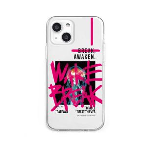 Dparks iPhone 13(6.1インチ)用 背面カバー型 TPUクリアケース AWAKEN(PINK) DS21142I13 返品種別A｜joshin