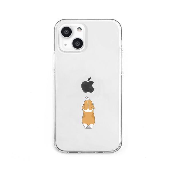 Dparks iPhone 13(6.1インチ)用 背面カバー型 TPUクリアケース(イヌ) DS2...