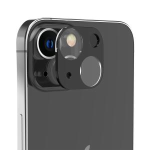 araree iPhone 13 mini/ iPhone13用 カメラレンズ フルカバーガラスフィルム(Black) AR21657I13MNBL 返品種別A｜joshin