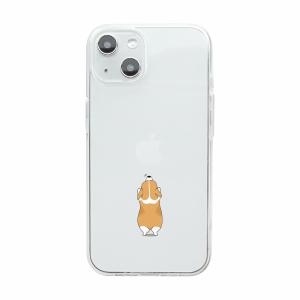 Dparks iPhone 14用 ソフトクリアケース(イヌ) DS24123I14 返品種別A｜joshin