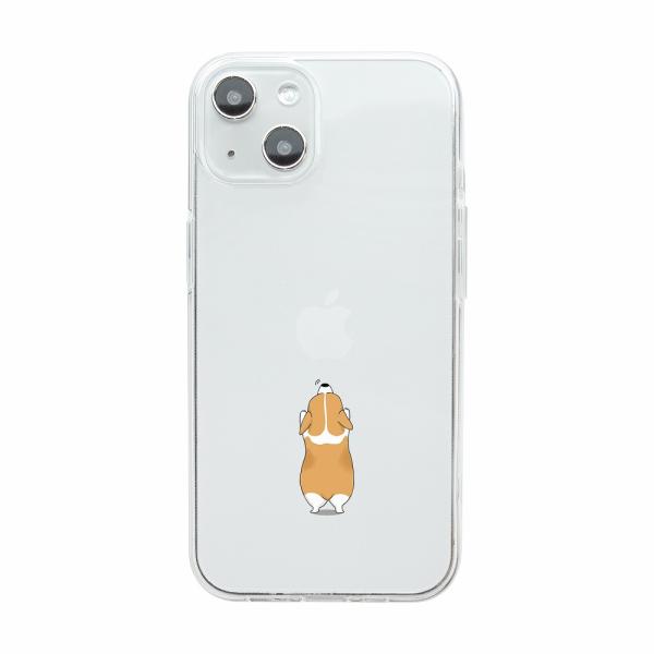 Dparks iPhone 14用 ソフトクリアケース(イヌ) DS24123I14 返品種別A