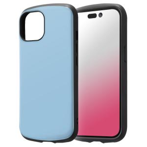 イングレム iPhone 15用 耐衝撃ケース MiA(ペールブルー) IN-P41AC4/ PA 返品種別A｜joshin