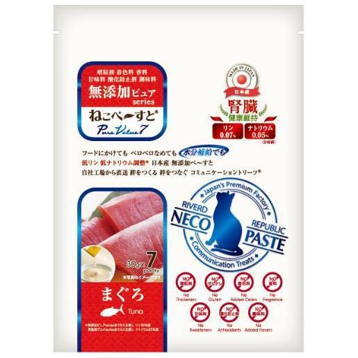 ねこペ〜すと 無添加ピュアseries PureValue7 腎臓健康維持 まぐろ 30g×7本 リ...