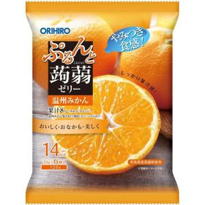 ぷるんと蒟蒻ゼリーパウチ 温州みかん 6個 オリヒロ 返品種別B