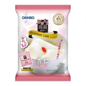 ぷるんと蒟蒻ゼリープレミアムカフェ 杏仁 (20g×10個) オリヒロ 返品種別B