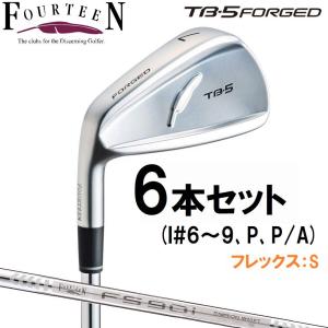 FOURTEEN（フォーティーン） TB-5 FG LH アイアンセット_ ゴルフ