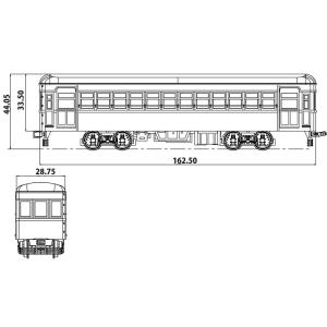 トラムウェイ (HO) TW-D800X 14m級電車未塗装車体キット 返品種別B｜joshin