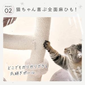 キャットツリー フラワー グレースノー シンセ...の詳細画像4
