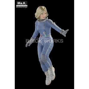 ブリックワークス 1/ 20 傭兵軍 女性宇宙パイロット(B) 浮遊 〈低重力/ 有酸素環境〉 (マシーネンクリーガー)(MUS-19)未塗装レジンフィギュア 返品種別B｜joshin