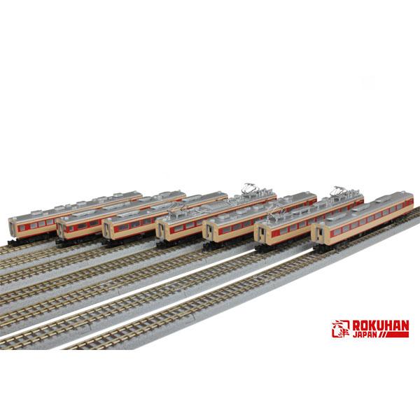 六半 (Z) T030-2 国鉄 485系特急形車両 初期型「ひばり」国鉄色 7両増結セット 返品種...