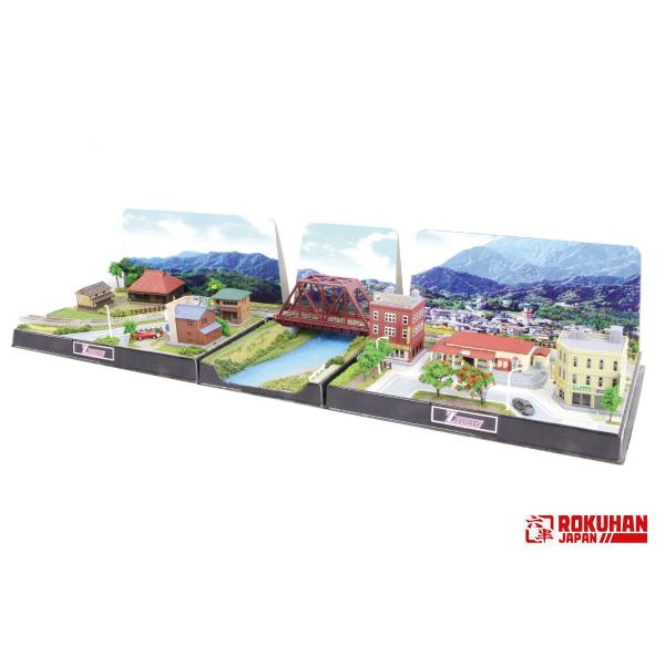 六半 SS002-4 Zショーティーミニレイアウトセット (トンネルタイプ)専用延長情景セット 返品...