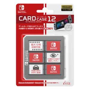 アイレックス カードケース12 for ニンテンドーSWITCH Clear 