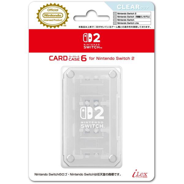 アイレックス (Switch2)カードケース6 for Nintendo Switch2 クリア 返...