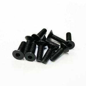 TOPLINE M3六角皿ビス ブラック 10mmラジコンパーツ 返品種別B
