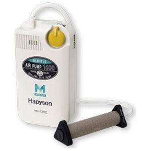 ハピソン 乾電池式エアーポンプ 静音設計 マーカー機能付 返品種別A