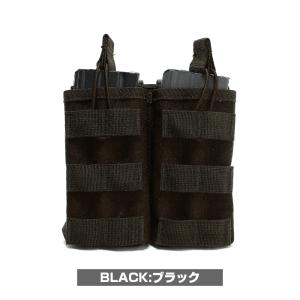 LayLax ゴーストギア M4/ M16オープントップマガジンポーチ ダブルエアガン 返品種別B