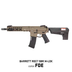KRYTAC EMG/ BARRETT REC7 SBR M-LOK FDEエアガン 返品種別B
