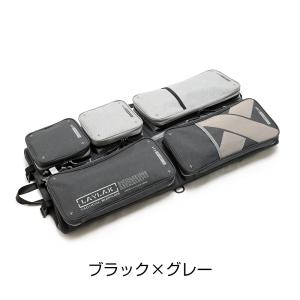 LayLax 背負える コンテナガンケース カービン 780mmサイズ ブラック×グレーエアガン 