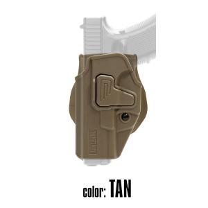 LayLax GLOCK グロック対応 CQCホルスター(TAN/ 左用)エアガン 