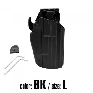 LayLax マルチフィットコンパクトホルスター MULTI FIT COMPACT HOLSTER ホルスターカラー：BK 左 Lエアガン
