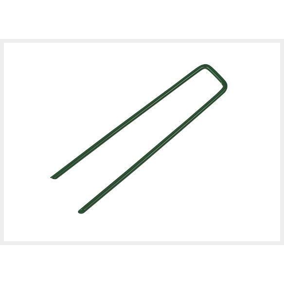 ユニオンビズ タフアンカー 高強度U字ピン(緑) 巾3cm×長さ15.3cm 100本入(線径φ4....