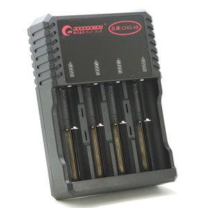 グッド・グッズ 18650型リチウムイオンバッテリー専用充電器 4本タイプ GOODGOODS CHG-4B-N 返品種別A