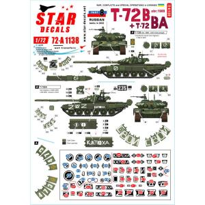 STAR DECALS 1/ 72 現用 ウクライナの戦争 #8 ロシア軍のT-72B(Mod.19...