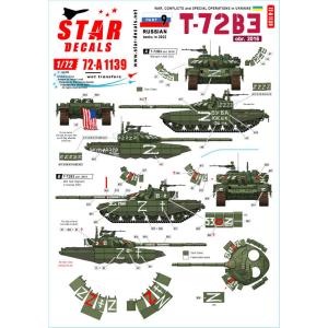 STAR DECALS 1/ 72 現用 ウクライナの戦争 #9 ロシア軍のT-72B3(Mod.2...