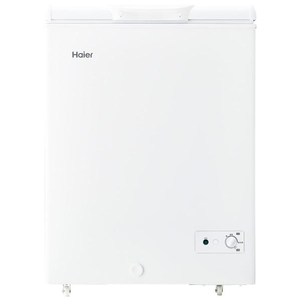 (標準設置無料 設置Aエリアのみ) ハイアール 142L 冷凍庫(上開き)(直冷式) ホワイト (フ...