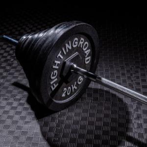 ファイティングロード 高品質マット バーベルセット ブラックタイプ  FIGHTING ROAD 841FR20CM5643 返品種別B