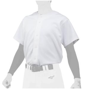 ミズノ 野球 練習用ユニフォームシャツ (ホワイト・サイズ：M) 返品種別A｜joshin