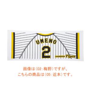 ミズノ 阪神タイガース公認 応援 プリントユニフォーム柄フェイスタオル ホーム   MIZUNO 2022年 12JRXT8205